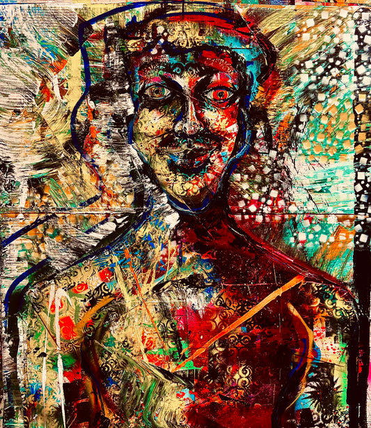 35 x 40 in. Frida's male side