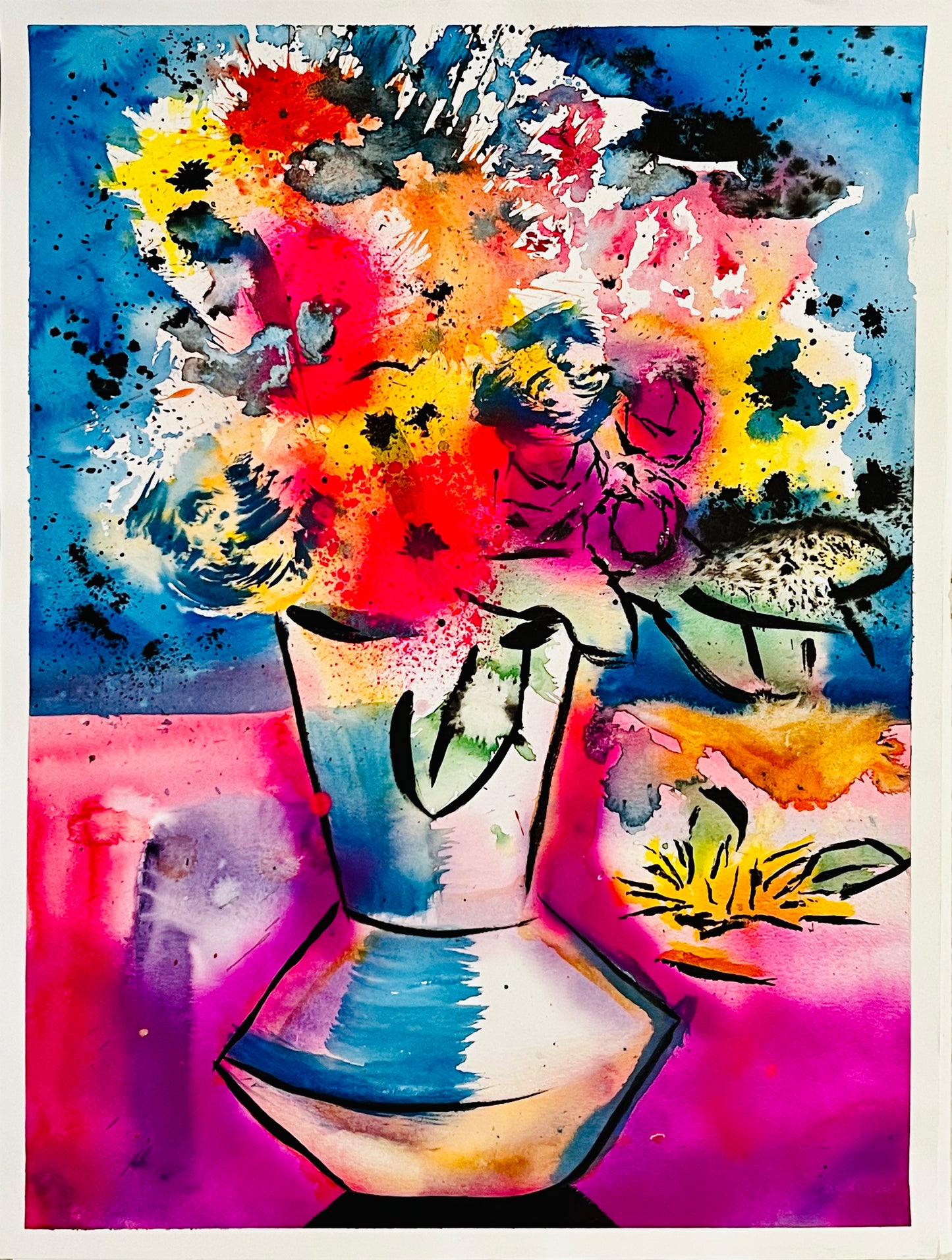 24 x 18 in. Miami Bouquet#2