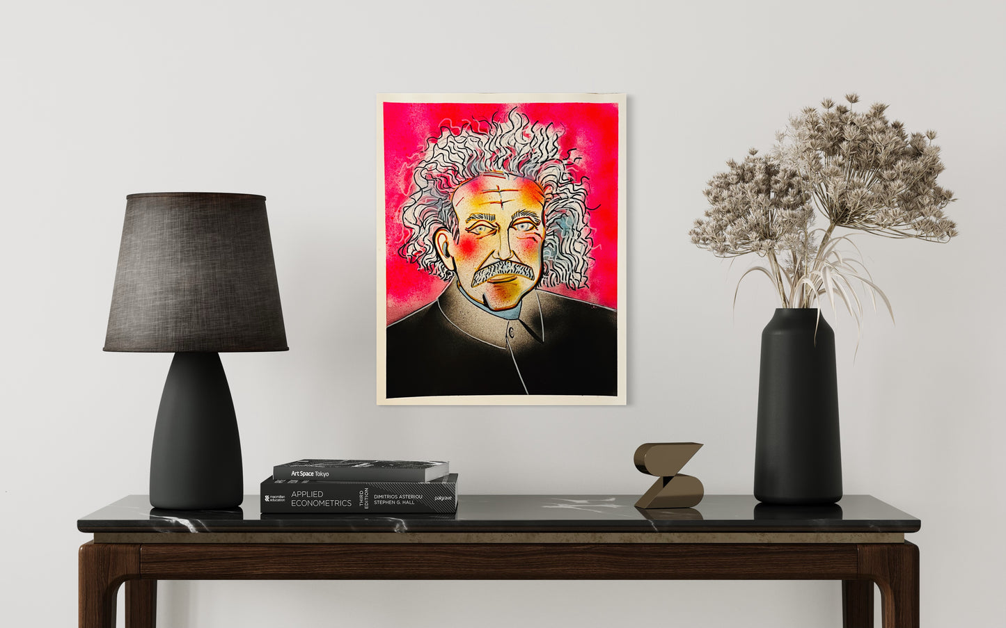 16 x 20 in. Einstein in Pink