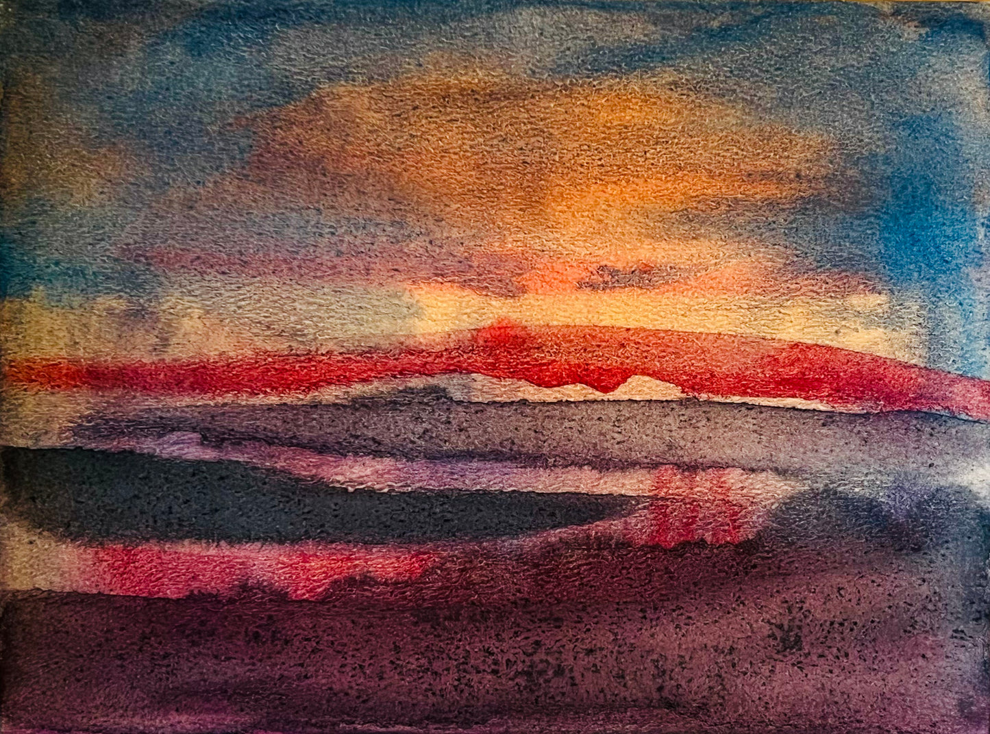 9 x 12 in. Dusk